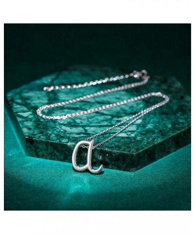 Dainty Layered Necklaces for Women Pendant Initial Necklace Chain Necklace Simple Adjustable for Women pendant A-silver $7.19...