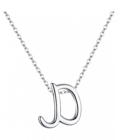 Dainty Layered Necklaces for Women Pendant Initial Necklace Chain Necklace Simple Adjustable for Women pendant A-silver $7.19...