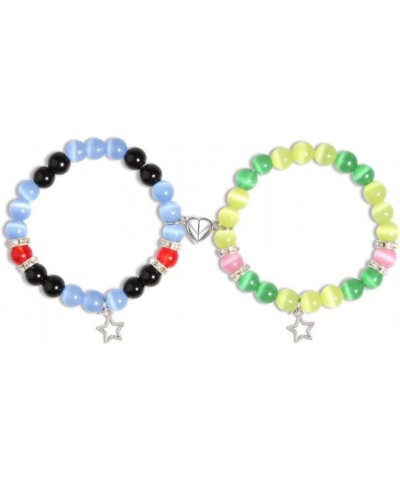 Y2K Aesthetic Couples Friends Matching Bead Bracelets Guitar Star Ghost Spider Charm Bracelets Bff Gifts Star $4.58 Bracelets