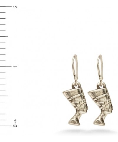 Egyptian Nefertiti Earrings - Silver Finish $9.41 Earrings