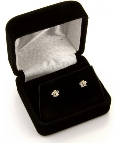 14k White Gold 5mm Round Solitaire Basket Set Stud Earrings with Screw Back - 12 Different Color Available Aug $20.64 Earrings