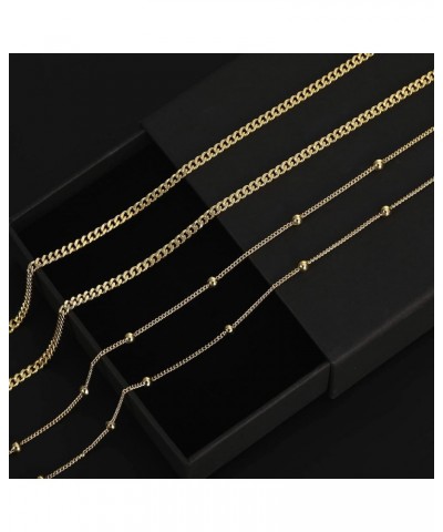 2PCS 18K Gold Plated 26-43Inch Waist Chain for Women Gold Body Belly Chain for the Waist Adjustable Layered Waist Chain for S...