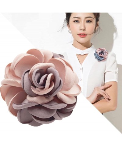 Rose Flower Accessories Brooches Wedding Bridal Bouquet Brooch Pin Hairpin for Women 3-Multicolor E $9.87 Brooches & Pins