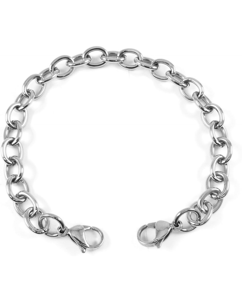 Interchangeable Medical Bracelet Strand, Stainless Steel O-Link Strand Size: 6in / 15.24cm $14.24 Bracelets