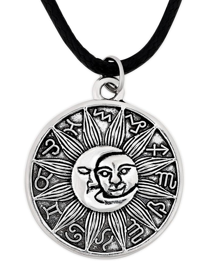 HAQUI Sun Boho Stainless Steel Necklace Vintage Necklace For Women Sun Charm Dainty Sun Necklace Coin Necklace Sun Pendant Gi...