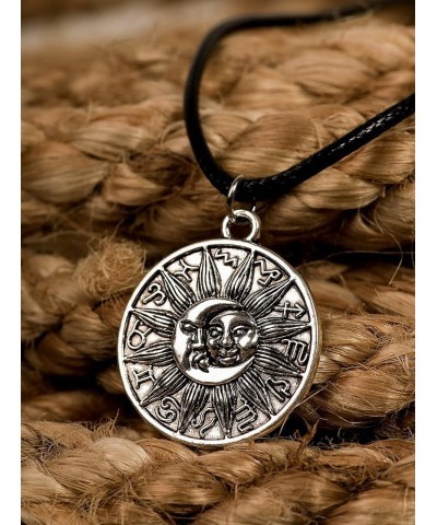 HAQUI Sun Boho Stainless Steel Necklace Vintage Necklace For Women Sun Charm Dainty Sun Necklace Coin Necklace Sun Pendant Gi...