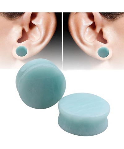 Gauge Opal Ear Plugs Piercing Jewelry Set Double Flare Saddle Stretching Gages Tunnels Expander 5mm-25mm 6mm(2g) StyleA $6.87...