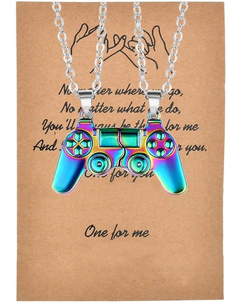 Mutual Attraction Game Controller Necklace for Couple Matching Console Handle Pendant for Best Friends Friendship Valentine's...