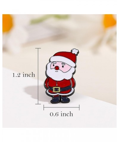 3-4 Pieces Christmas Brooch Pins Set for Women Christmas Jewelry Gifts for Girls Multi-Colored Christmas Tree Santa Claus Rei...