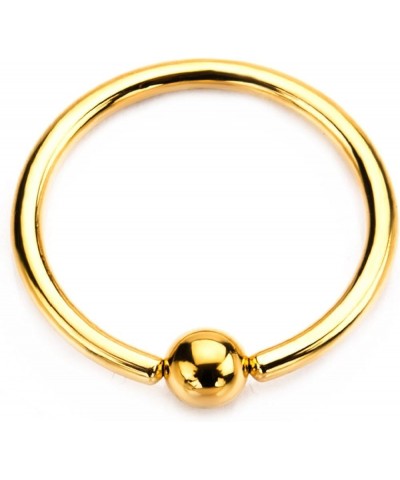 Gold PVD Plated WildKlass Captive Bead Rings 16g 3/8 $8.00 Body Jewelry