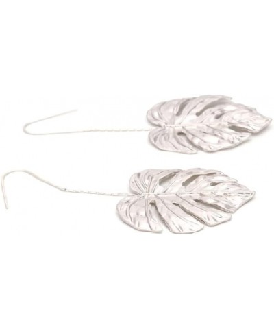 Palm Leaf Earrings for Women, Monstera Leaf Earrings for Girls, Cute Leaf Plant Dangle Earrings Hypoallergenic, Tropical Palm...