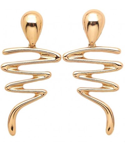 Women Oversize Geometric, Tear Drop, Hammered Statement Metal Clip on Earring Many Styles Gold / Style 1 $10.44 Earrings