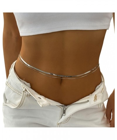 2Pcs Boho Double Layer Thin Waist Chain Jewelry Sexy Summer Beach Simple Belly Waist Chain Festival Bikini Waist Body Jewelry...