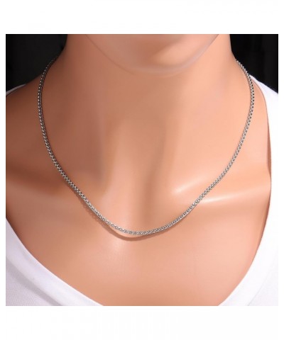 18k Plated Dainty Stainless Steel Chain Choker Necklace for Women Girls Cord Chain $10.19 Necklaces