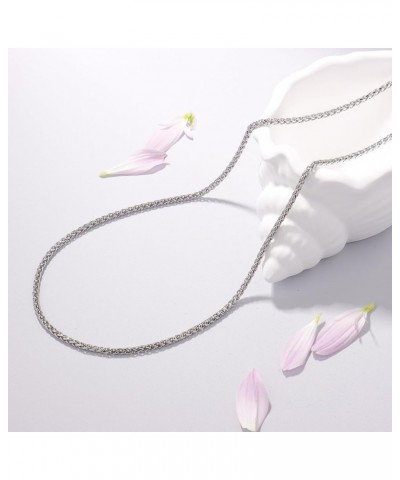 18k Plated Dainty Stainless Steel Chain Choker Necklace for Women Girls Cord Chain $10.19 Necklaces