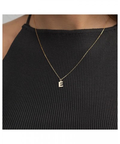 Script Initial Necklace in 14K Solid Gold | 14k Gold Letter Necklace, A -Z, All Letters, 18 F $47.85 Necklaces