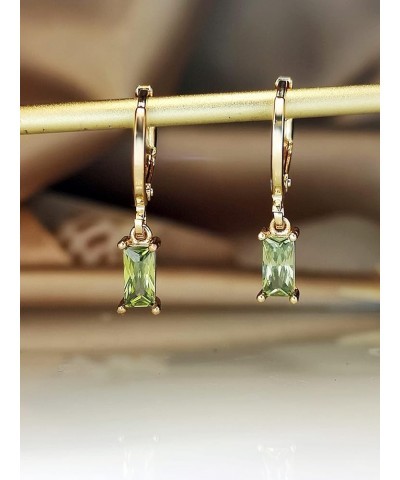 Earrings for Women- Rhinestone Drop Earrings Birthday Valentine's Day (Color : Red) Olive Green $10.32 Earrings