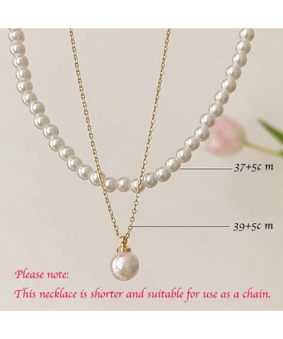 Exquisite 2 3 Layer Necklace Multilayer Pendant Necklaces Baroque Pearl Plated Necklace Charm Chain Jewelry Choker For Women ...