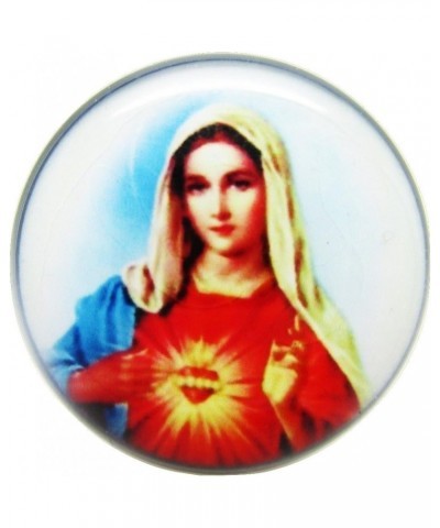 Virgin Mary Ear Plugs - Acrylic - Screw on - New *Pair* - 8 Sizes 4 Gauge (5mm) $8.09 Body Jewelry