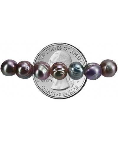 8-9MM Cultured Freshwater Baroque Pearl Stretch Bracelet 7 Inches. Available In a Range of Beautiful Colors, For Women & Girl...