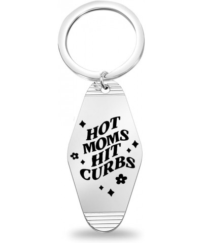 Motel Keychain Hot Moms Hit Curbs Keychain Funny Keychain Trendy Funny Mama Keychain Hot Moms K $10.39 Bracelets