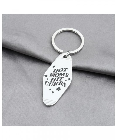 Motel Keychain Hot Moms Hit Curbs Keychain Funny Keychain Trendy Funny Mama Keychain Hot Moms K $10.39 Bracelets