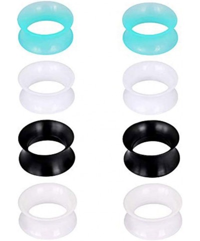 Silicone Ear Gauges Flesh Tunnels Plugs Stretchers Expander Double Flared Flesh Tunnels Ear Piercing Jewelry Soft Or Thick 12...