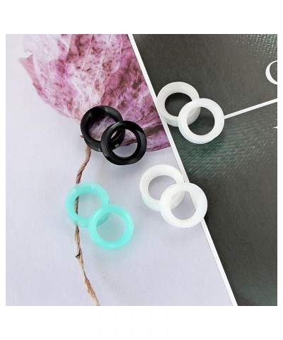 Silicone Ear Gauges Flesh Tunnels Plugs Stretchers Expander Double Flared Flesh Tunnels Ear Piercing Jewelry Soft Or Thick 12...