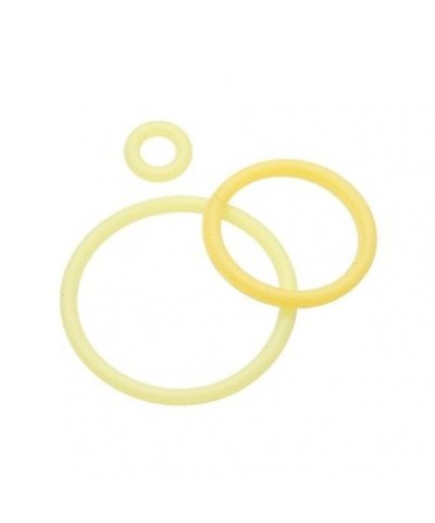 Hypo-Allergenic Replacement Silicone O-Ring (Pack of 10) 25mm Yellow $8.47 Body Jewelry