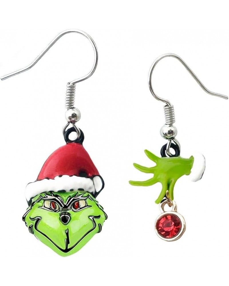 Horror Halloween Earrings, Dr Seus Stole Grinh Nightmare Before Christmas Oogie Boogie Earrings Stud 1 $9.51 Earrings