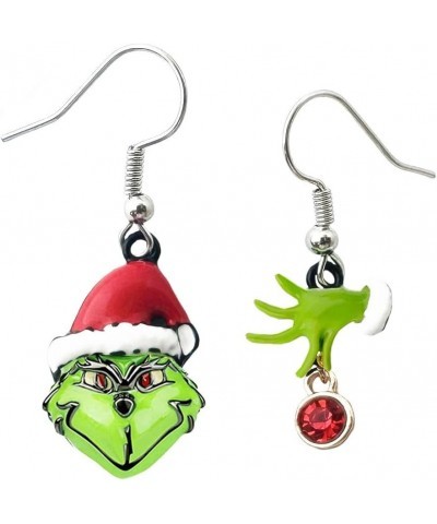 Horror Halloween Earrings, Dr Seus Stole Grinh Nightmare Before Christmas Oogie Boogie Earrings Stud 1 $9.51 Earrings