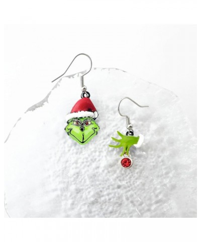 Horror Halloween Earrings, Dr Seus Stole Grinh Nightmare Before Christmas Oogie Boogie Earrings Stud 1 $9.51 Earrings