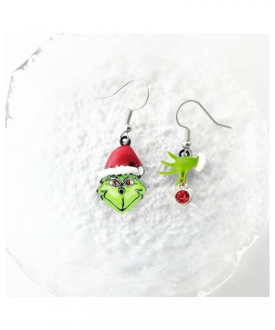 Horror Halloween Earrings, Dr Seus Stole Grinh Nightmare Before Christmas Oogie Boogie Earrings Stud 1 $9.51 Earrings