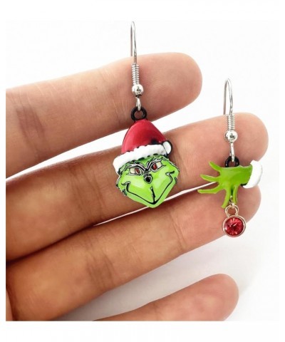 Horror Halloween Earrings, Dr Seus Stole Grinh Nightmare Before Christmas Oogie Boogie Earrings Stud 1 $9.51 Earrings