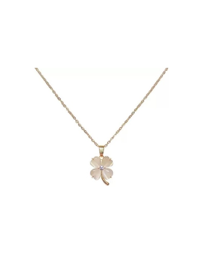 Women's Necklace Simple Fashion Cute Pendant Gold Beatable Diamond Necklace Gifts for Her (Clover)… $9.96 Necklaces