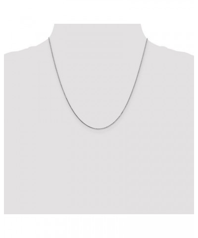 0.7mm, 14k White Gold, Box Chain Necklace 20.0 Inches $83.64 Necklaces