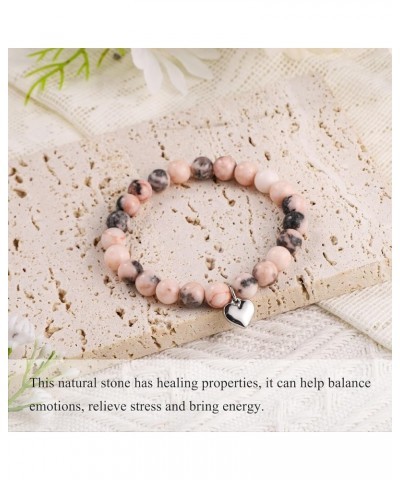 Boss Coworker Natural Stone Bracelet Appreciation Birthday Valentines Day Christmas Gifts for Boss Coworkers Women Female Cow...