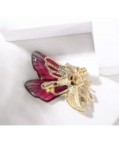 Drip Oil Pin Vintage Temperament Suit Accessories for Women Luxury Jewelry Elegant Exquisite Butterfly Shpae Brooch(Dragonfly...