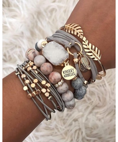 Wrap Collection - Raven Bracelet Beads,Kinsley,Western $19.80 Bracelets