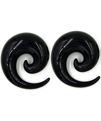 Pair of Black Ear Plugs Tapers Spirals Horseshoes Tapers Gauges 24mm 22mm 20mm 18mm 16mm 14mm 12mm 11mm 10mm 22mm (7/8") $13....