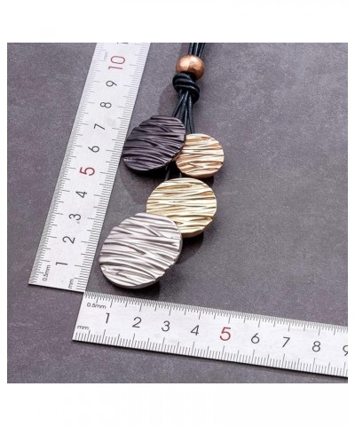 Woman Vintage Jewelry Leaf Pendant Wood Bead Long Necklaces Chokers Necklace for Women S1-ZYWC-JI03 $7.40 Necklaces