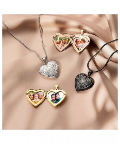 Heart Locket Necklace That Holds Pictures, Customized Photo Necklaces Personalized Lockets with Picture inside, Custom Jewelr...