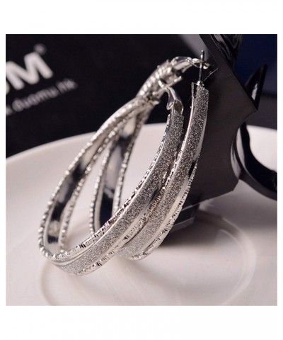 Sterling Silver Fine Hoop Earrings Circle Endless Loop Jewellery for Women, Silver $5.71 Earrings