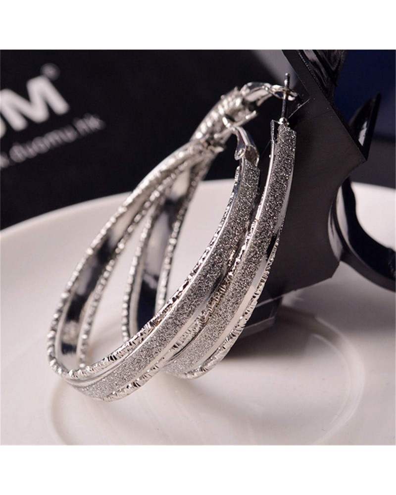 Sterling Silver Fine Hoop Earrings Circle Endless Loop Jewellery for Women, Silver $5.71 Earrings