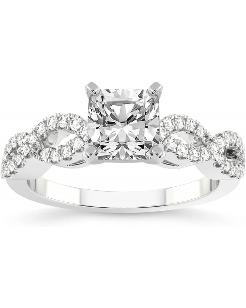 1 Carat -5 Carat | IGI Certified Lab Grown Diamond Engagement Ring | 14K Or 18K in White, Yellow Or Rose Gold | Lorene Twiste...