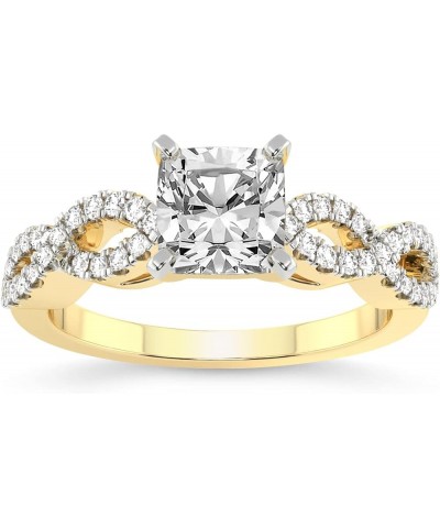 1 Carat -5 Carat | IGI Certified Lab Grown Diamond Engagement Ring | 14K Or 18K in White, Yellow Or Rose Gold | Lorene Twiste...