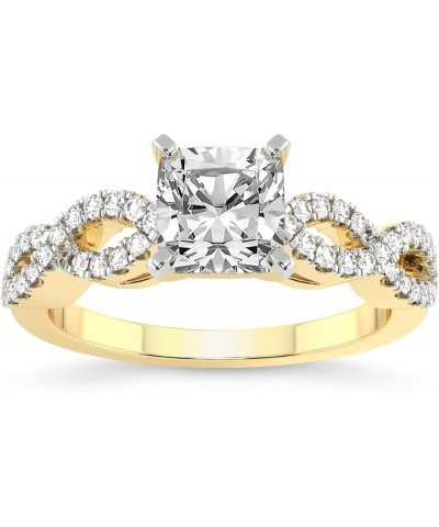 1 Carat -5 Carat | IGI Certified Lab Grown Diamond Engagement Ring | 14K Or 18K in White, Yellow Or Rose Gold | Lorene Twiste...