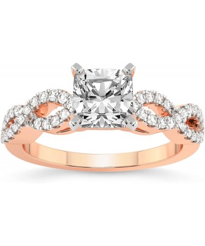 1 Carat -5 Carat | IGI Certified Lab Grown Diamond Engagement Ring | 14K Or 18K in White, Yellow Or Rose Gold | Lorene Twiste...