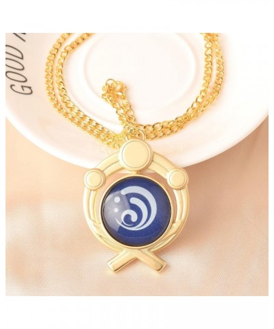 Genshin Impact Vision Keychain God's Eye Inazuma Luminous Keyring Style-14 $7.64 Necklaces