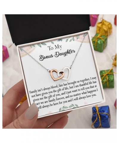 To My Stepdaughter Necklace, Bonus Daughter Gifts from Stepmom, Step Daughter Gifts From Stepdad, Birthday Gift for Bonus Dau...